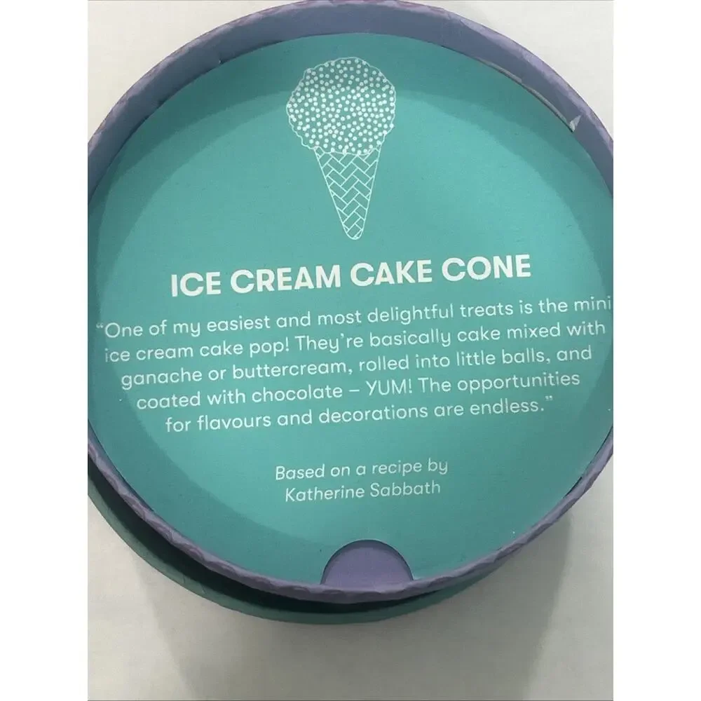 Erstwilder x Katherine Sabbath Ice Cream Cake Cone Brooch Pin NWT